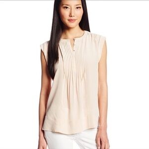 Rebecca Taylor Pink Silk Sleeveless Blouse